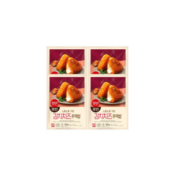 주먹밥 김치치즈 500g 4개 